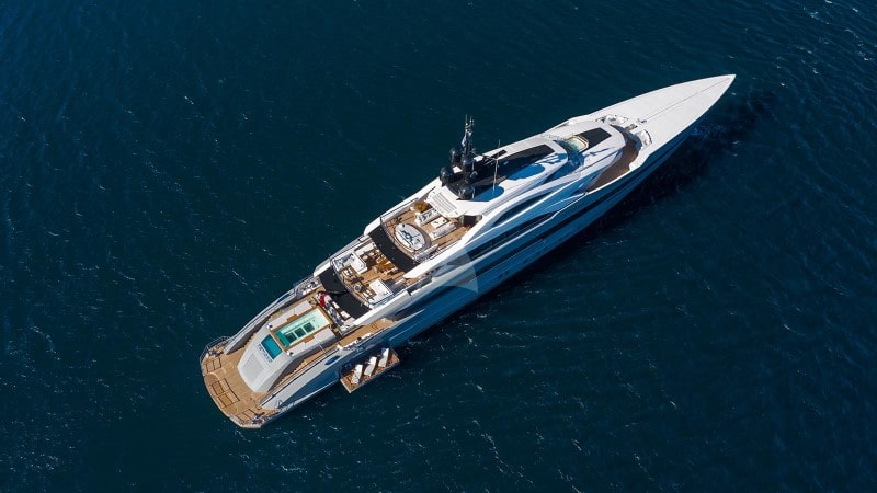 luxury charter yacht Tatiana